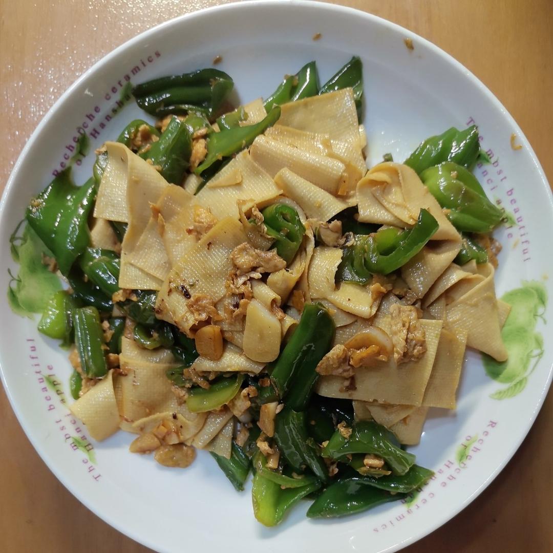 青椒豆皮