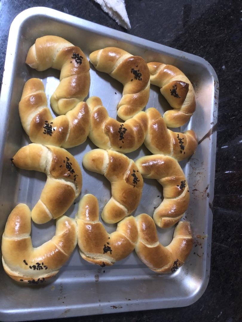 奶香牛角包—新手入门级的面包