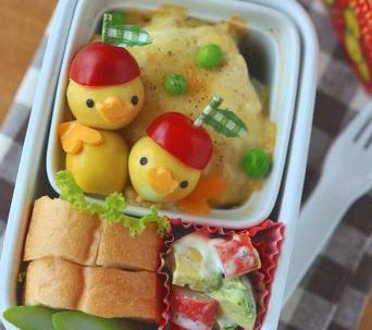 小鸡兄弟便当的做法