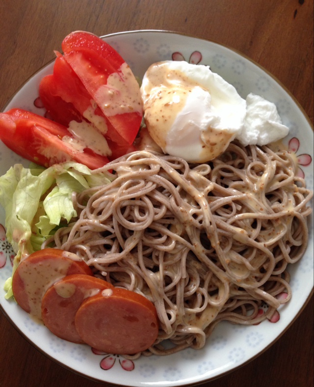 健康早餐 日式凉拌荞麦面