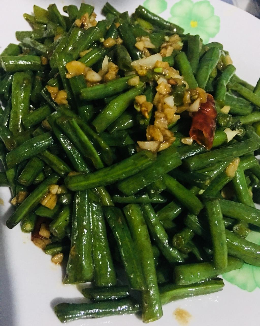 蒜泥豇豆