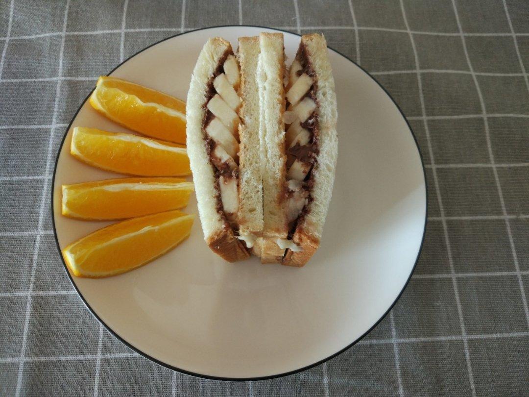 香蕉双享三明治