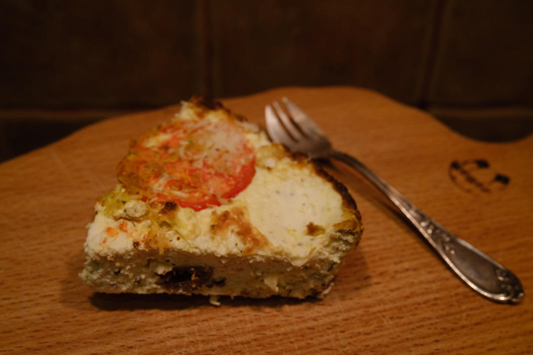 咸奶渣蛋糕 keto-friendly запеканка