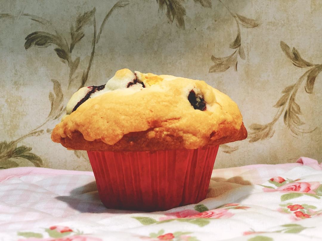 蘑菇头蓝莓麦芬