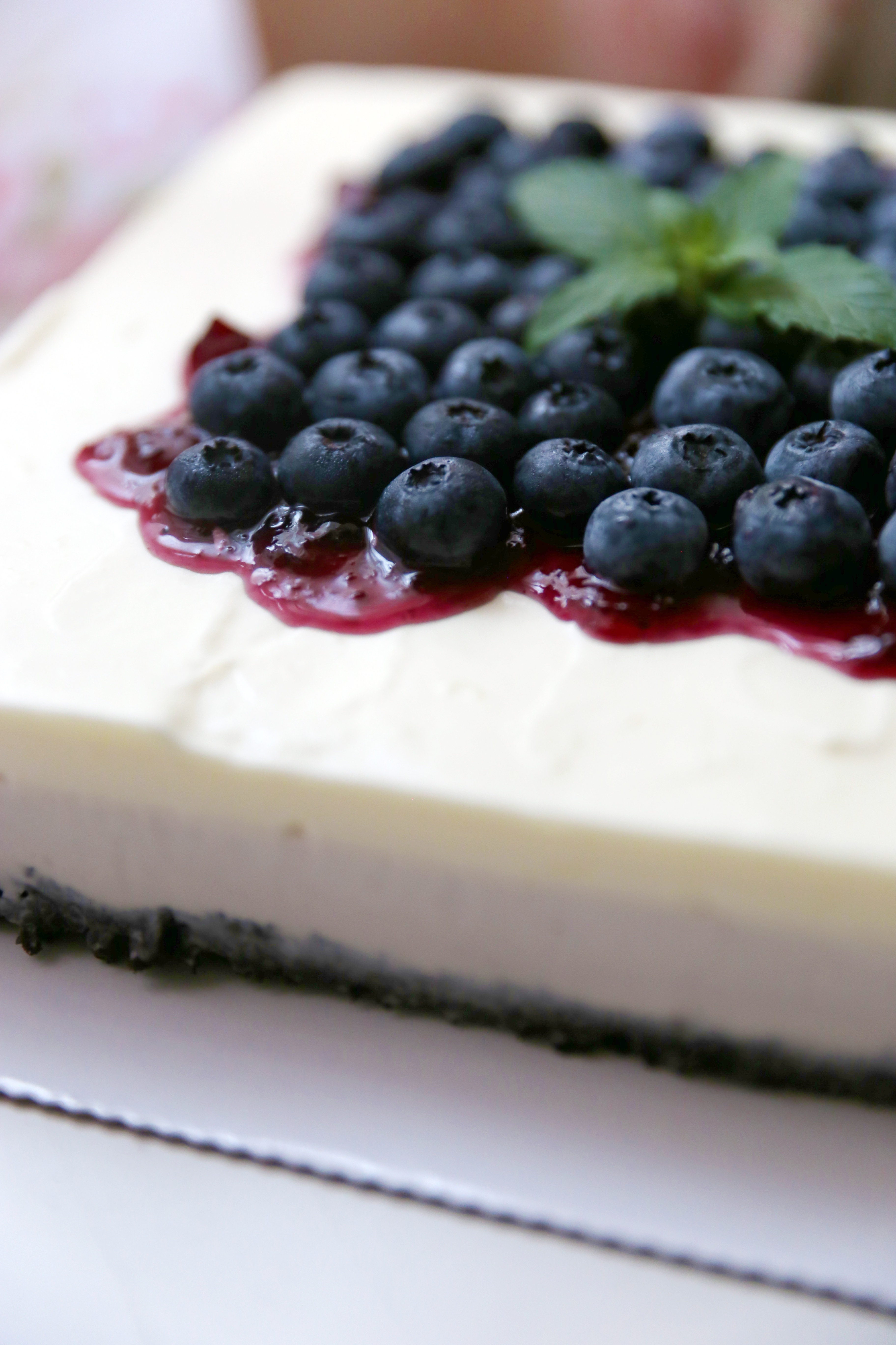 smexy_eleven做的蓝莓芝士蛋糕