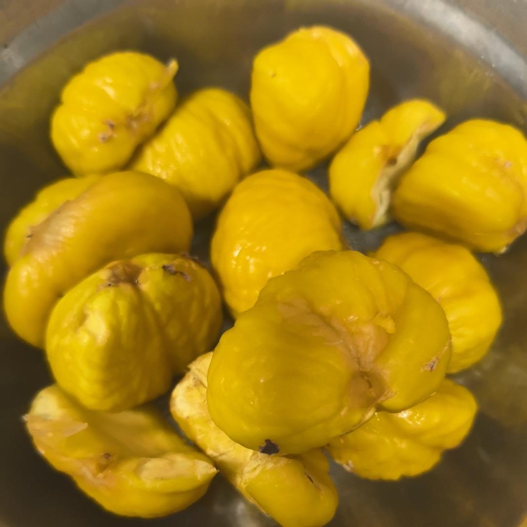 简单快速剥生栗子