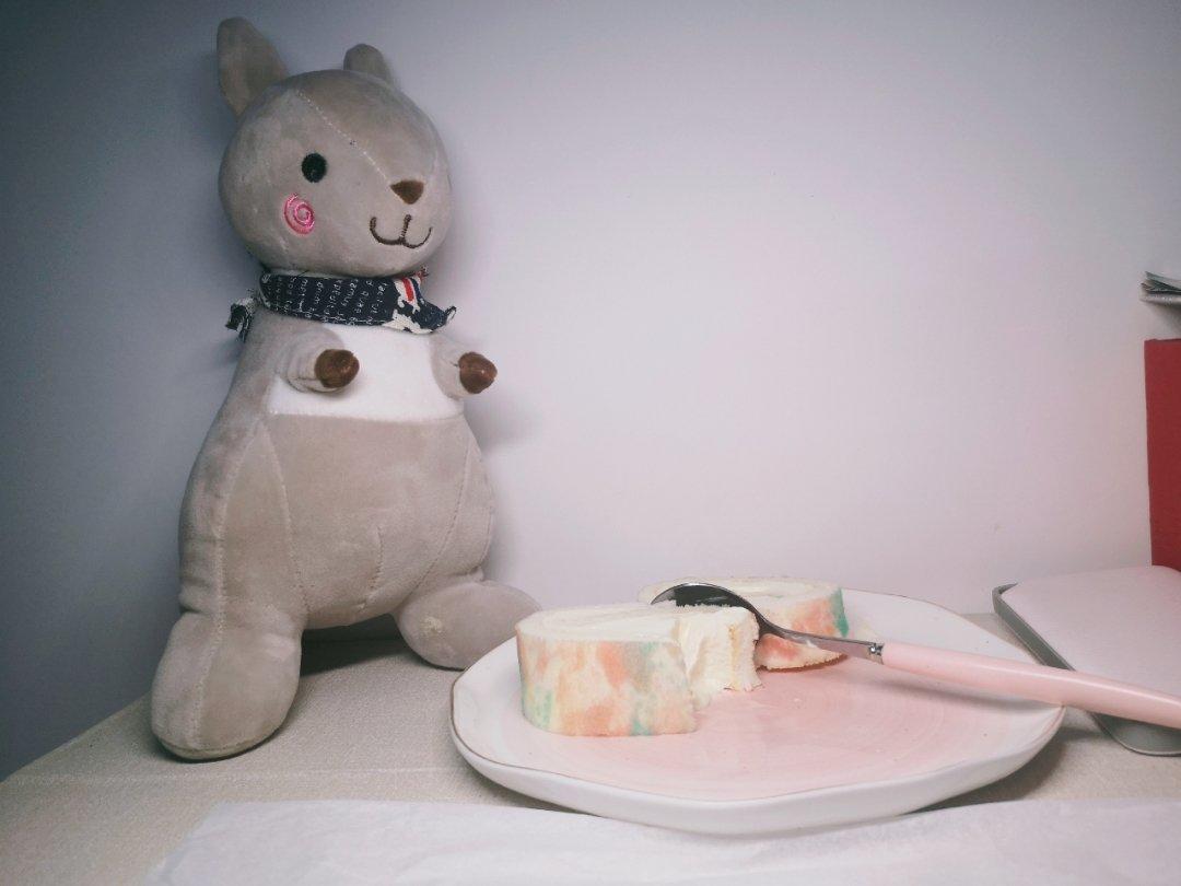 梦幻天使蛋糕卷（消耗蛋清）| 送给塑料姐妹花的下午茶拍照神器