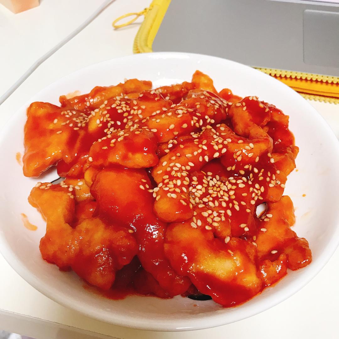 糖醋里脊（简易鸡胸肉版）