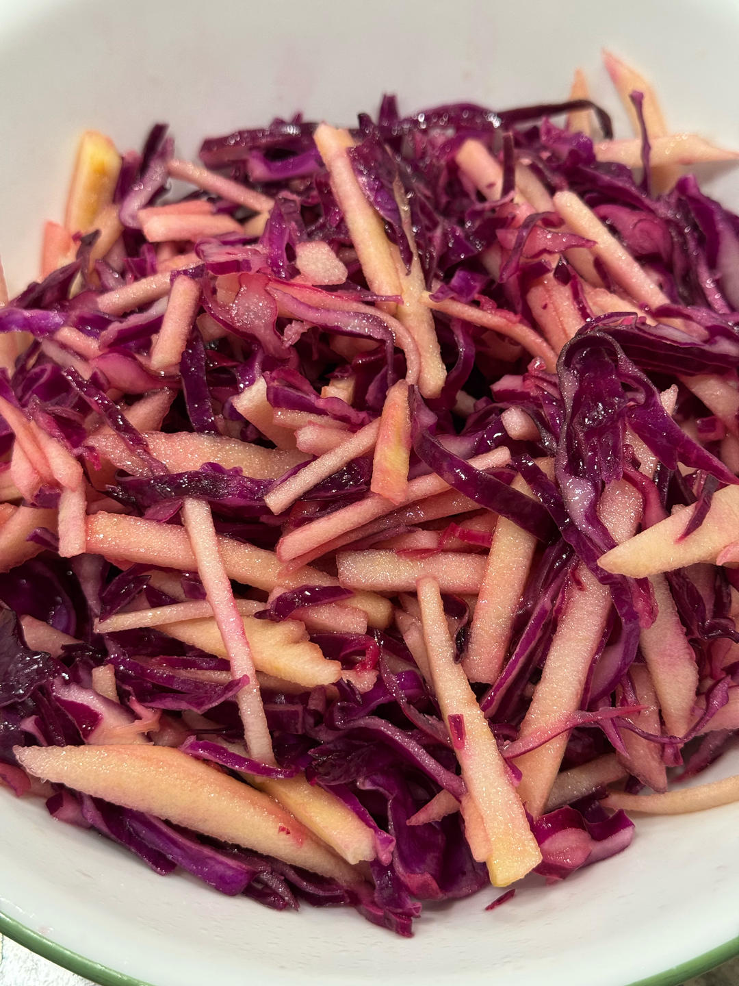 紫甘蓝苹果沙拉