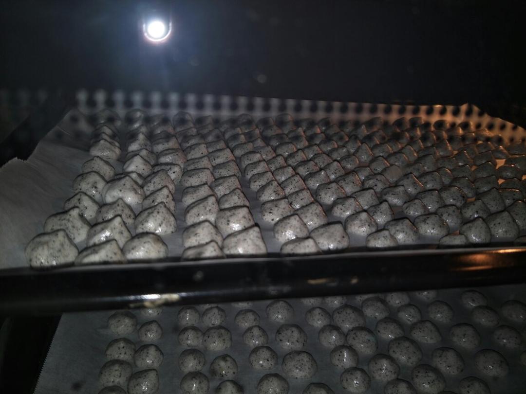 黑芝麻核桃溶豆（表面光滑秘方）