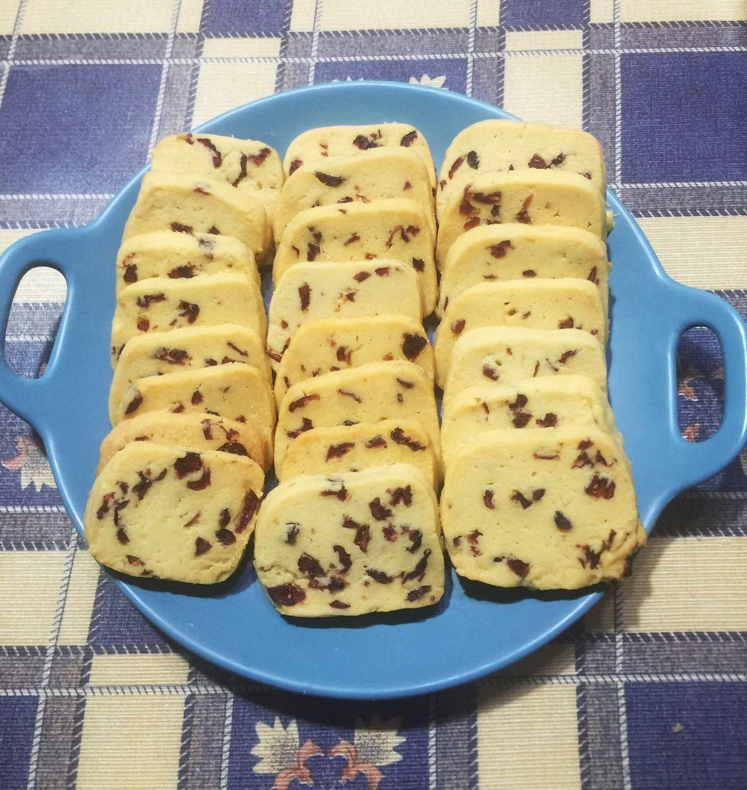 低糖少油版蔓越莓饼干