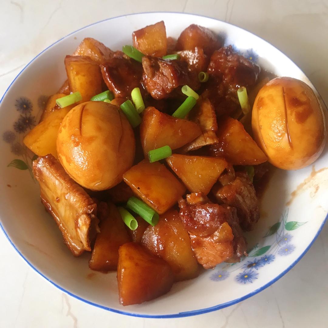红烧排骨土豆