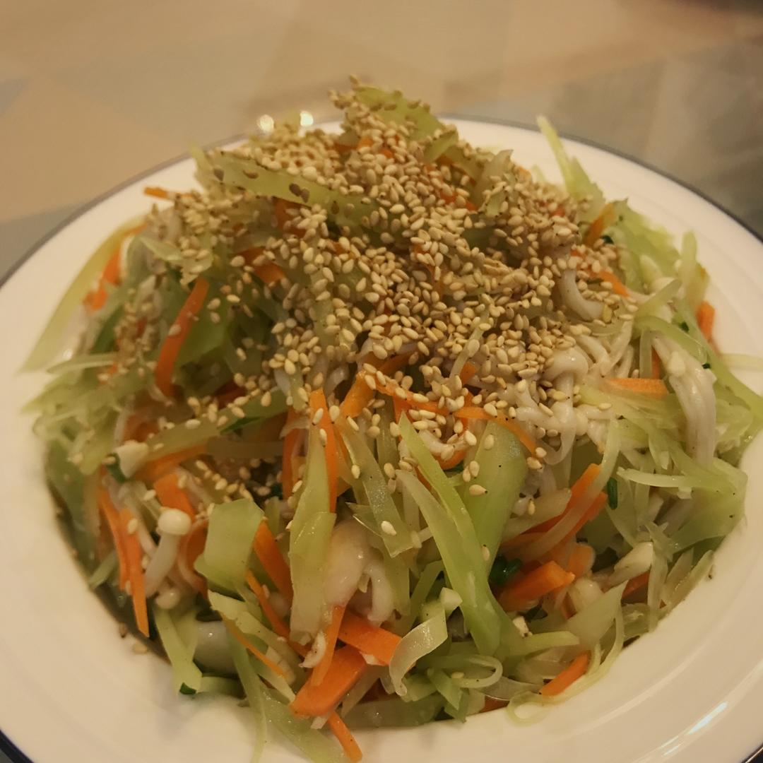 金针菇莴笋丝