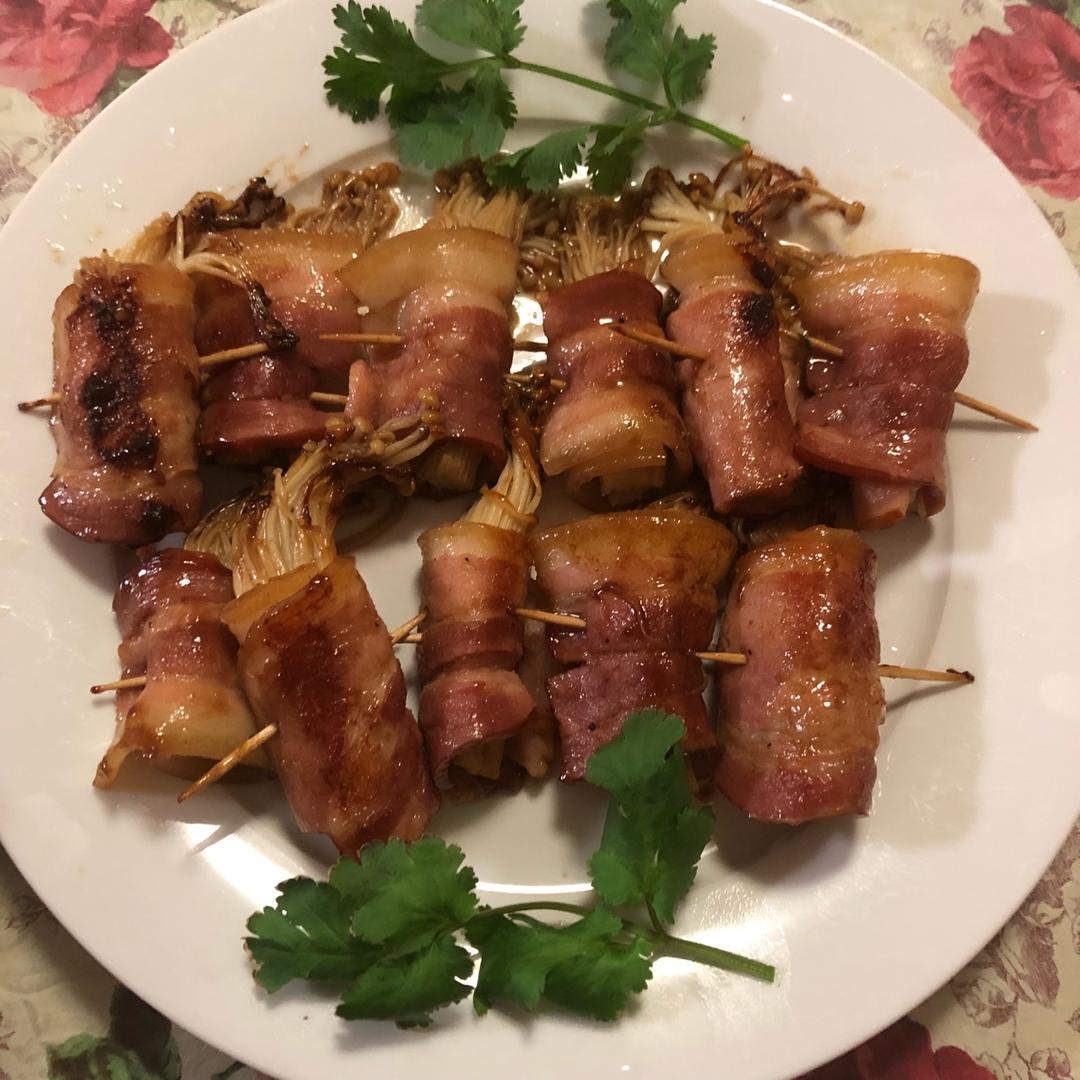 金针菇培根卷