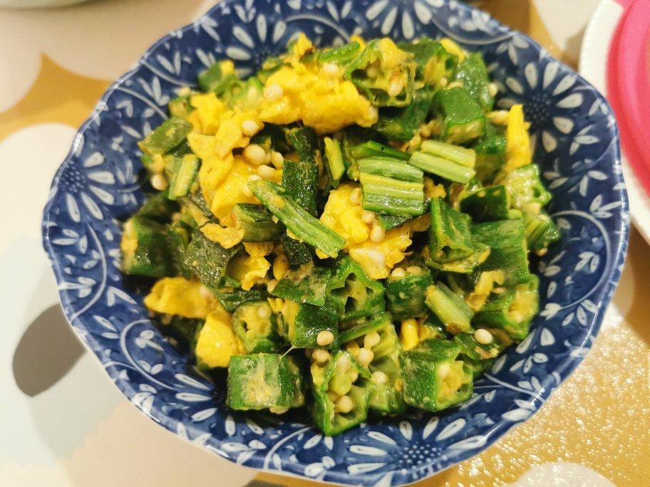 超易上手的美味秋葵炒鸡蛋