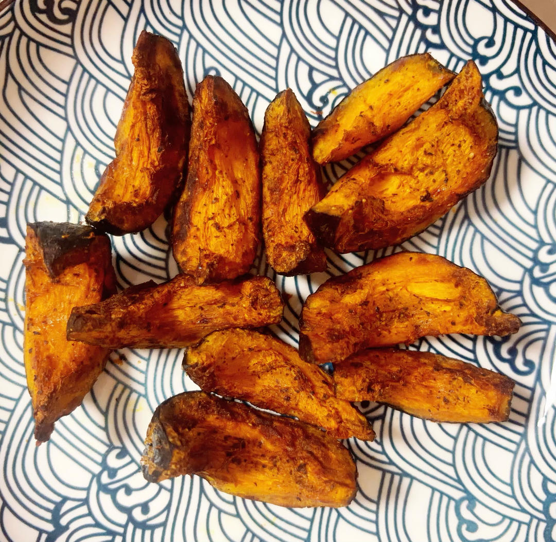 空气炸锅烤贝贝瓜（南瓜）