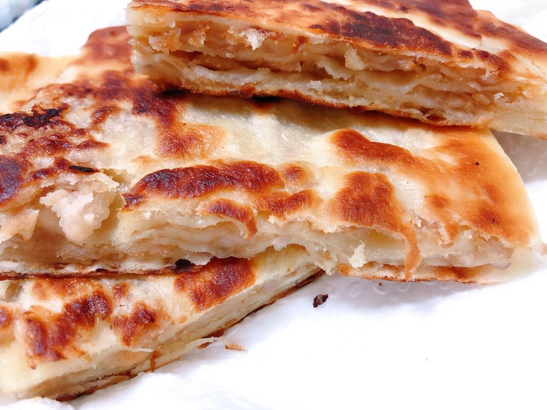 葱香牛肉千层饼