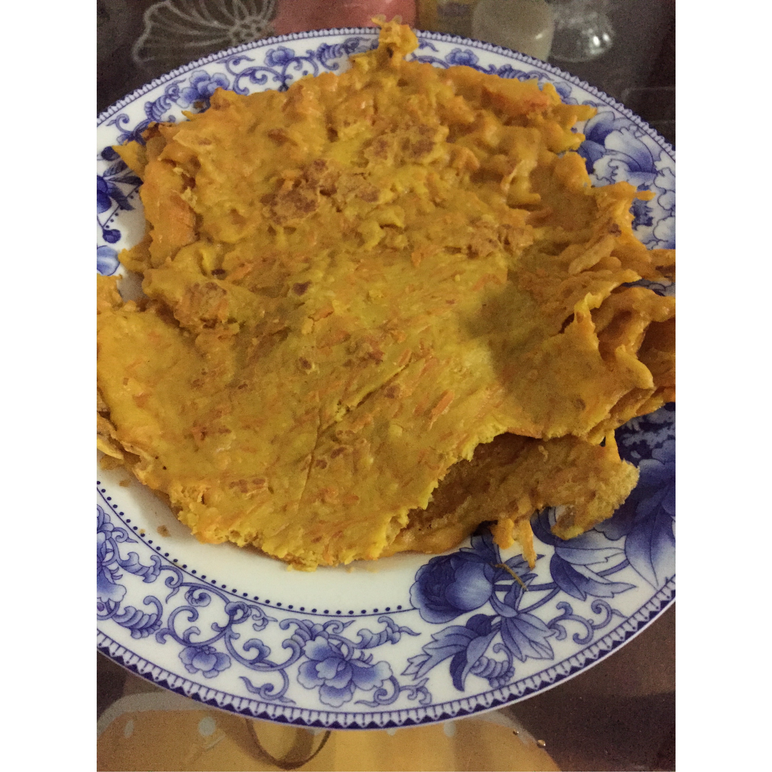 胡萝卜鸡蛋饼