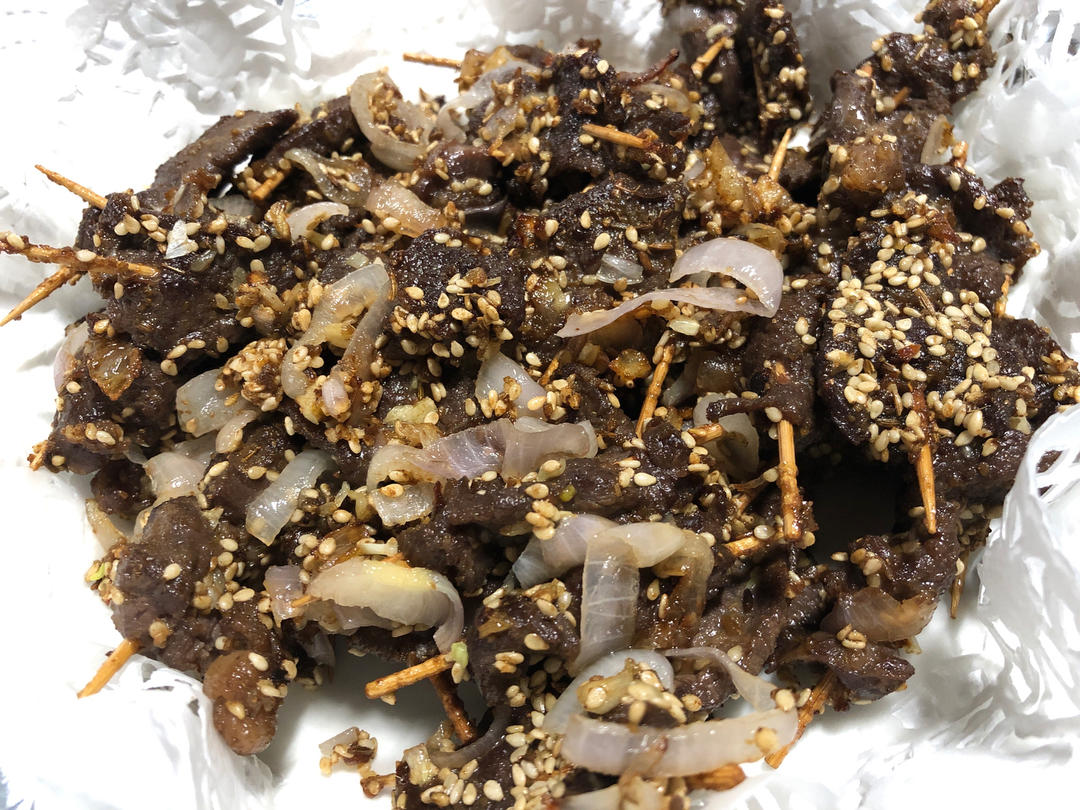 简易版牙签牛肉