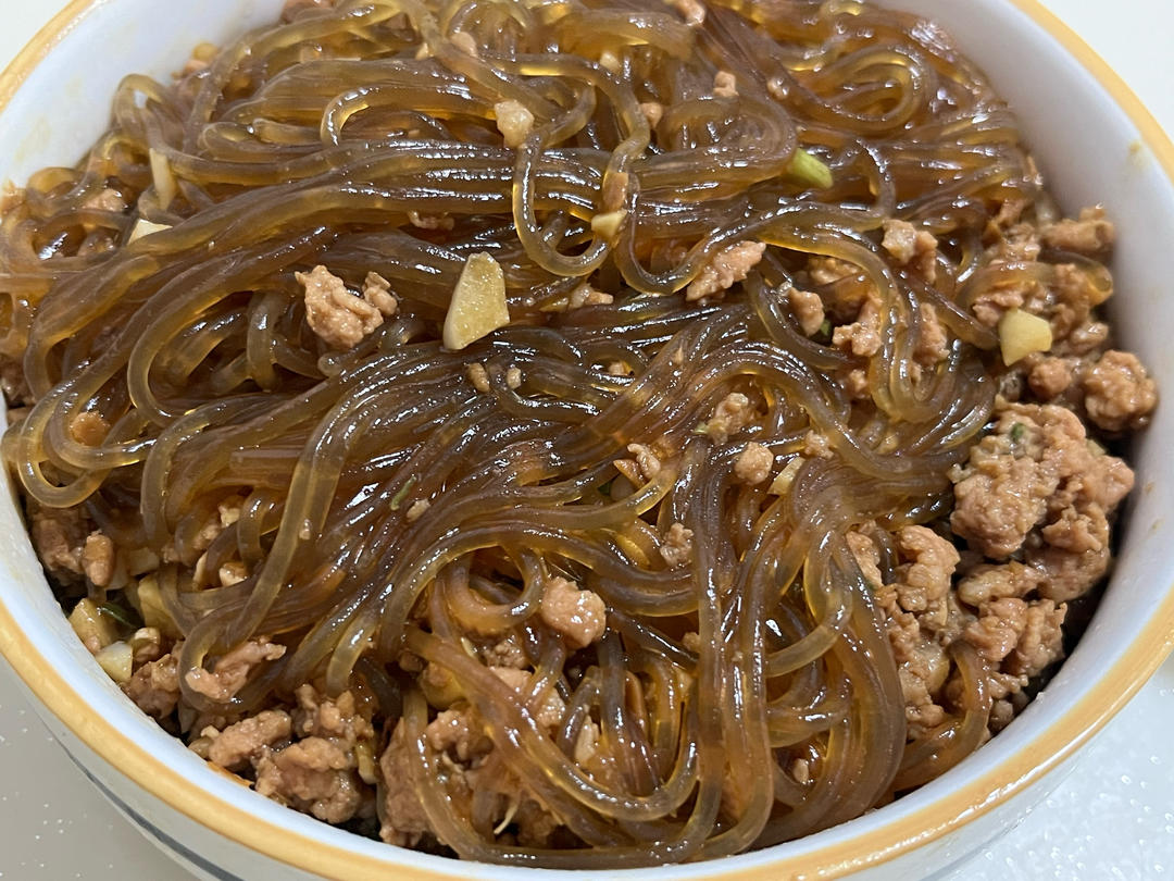 肉末炒粉丝