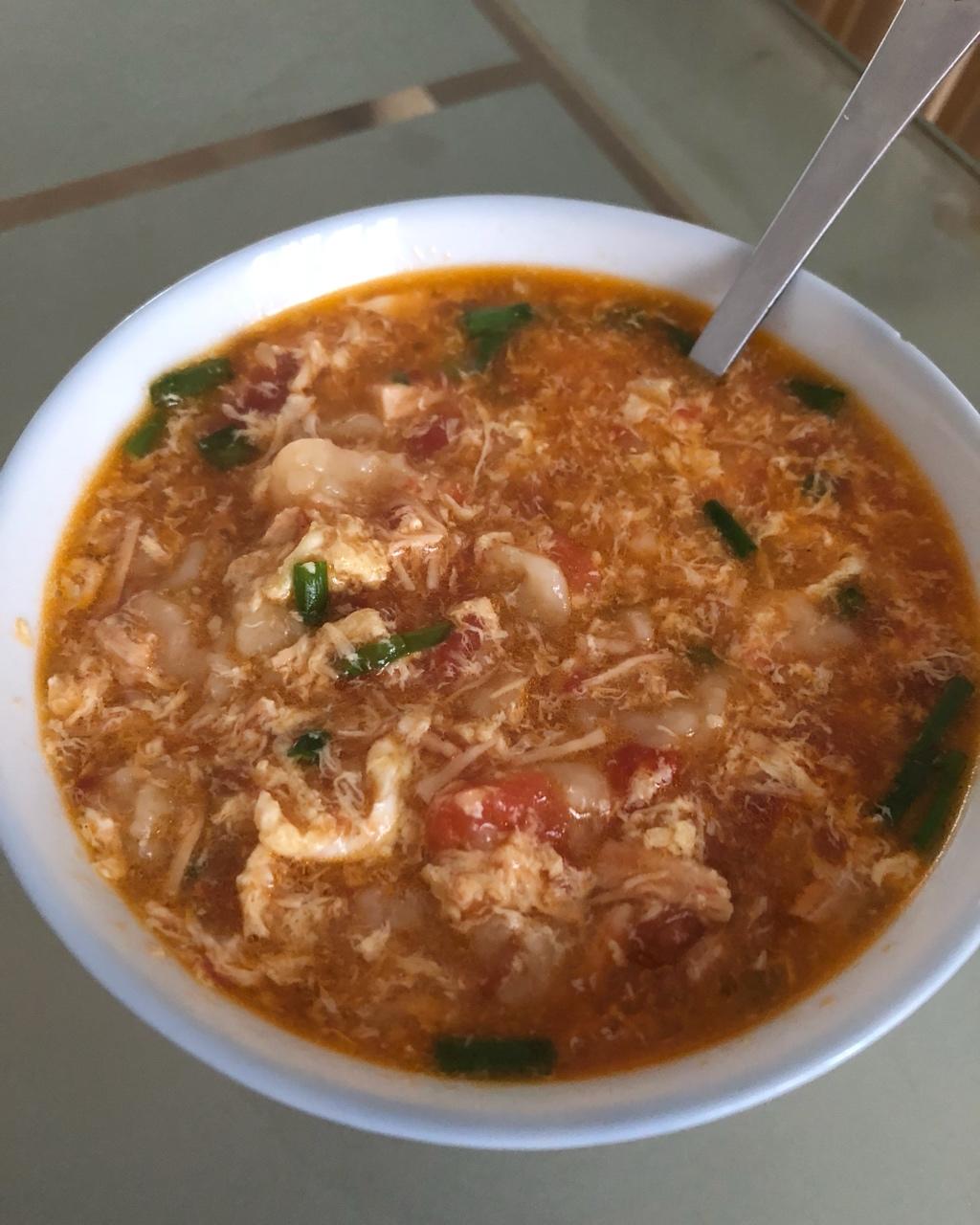 简单早餐-疙瘩汤