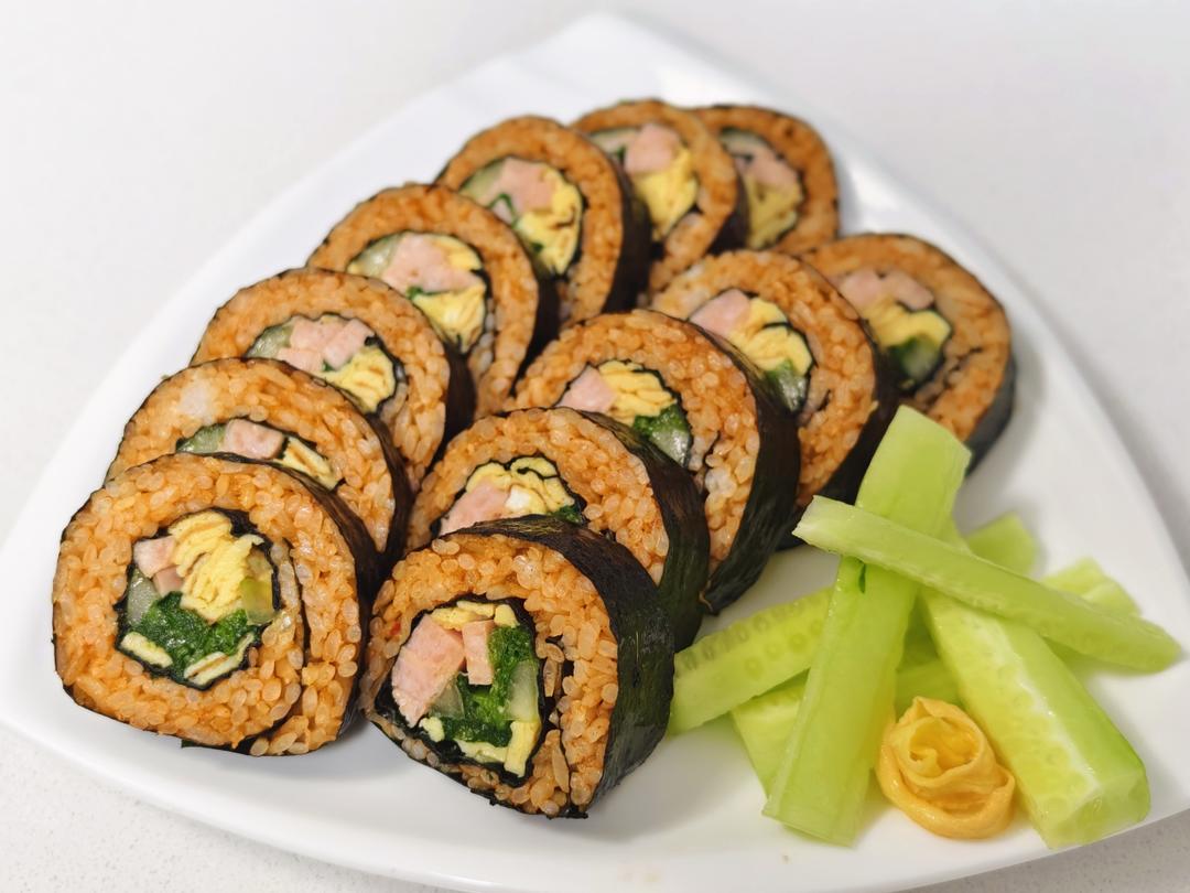 高颜值的紫菜包饭