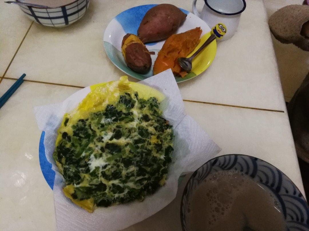 低脂菠菜蛋饼
