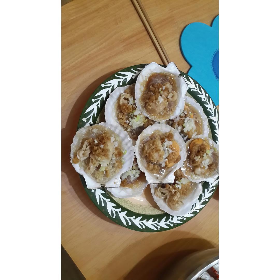 蒜蓉粉丝蒸扇贝