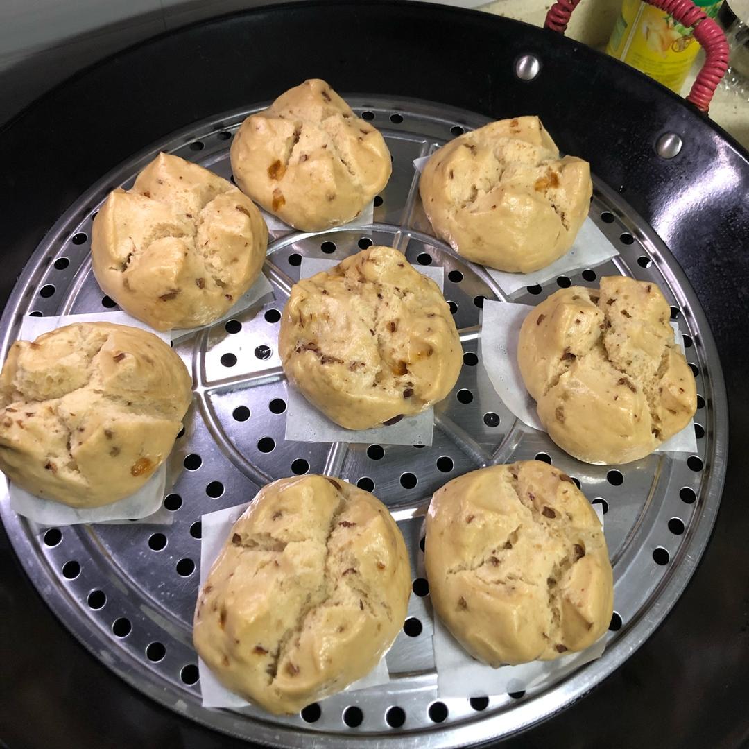 红糖红枣开花馒头（一次性发酵）