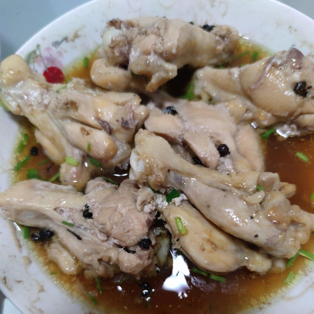 无油版巨嫩无比的椒盐蒸鸡腿🍗