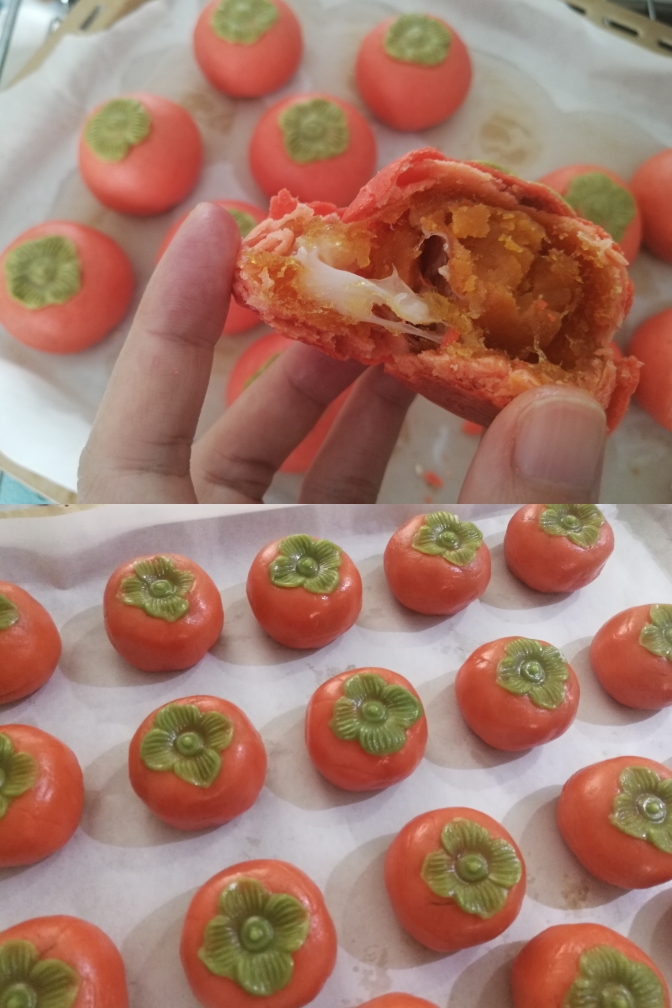 “柿柿”如意拉丝蛋黄酥