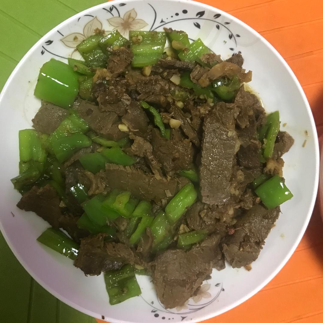 青椒炒牛肉