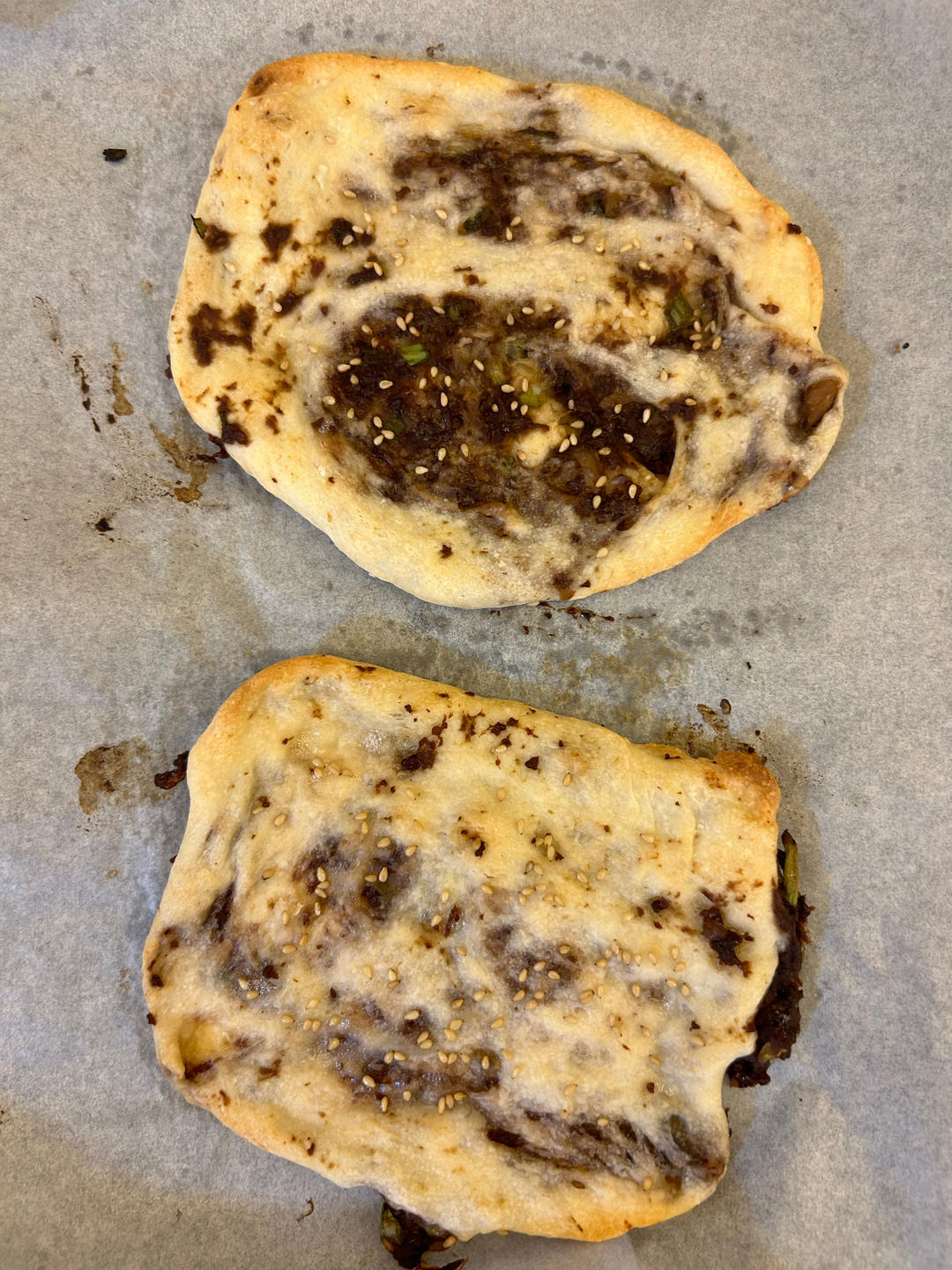 烤箱版鲜肉锅盔