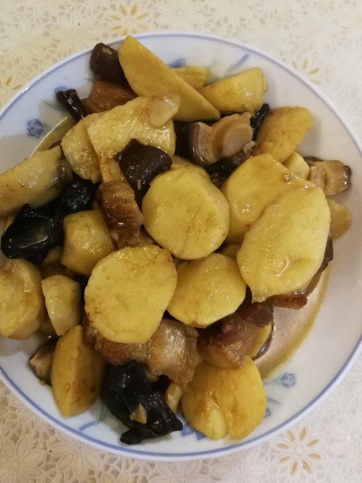 茨菇烧肉