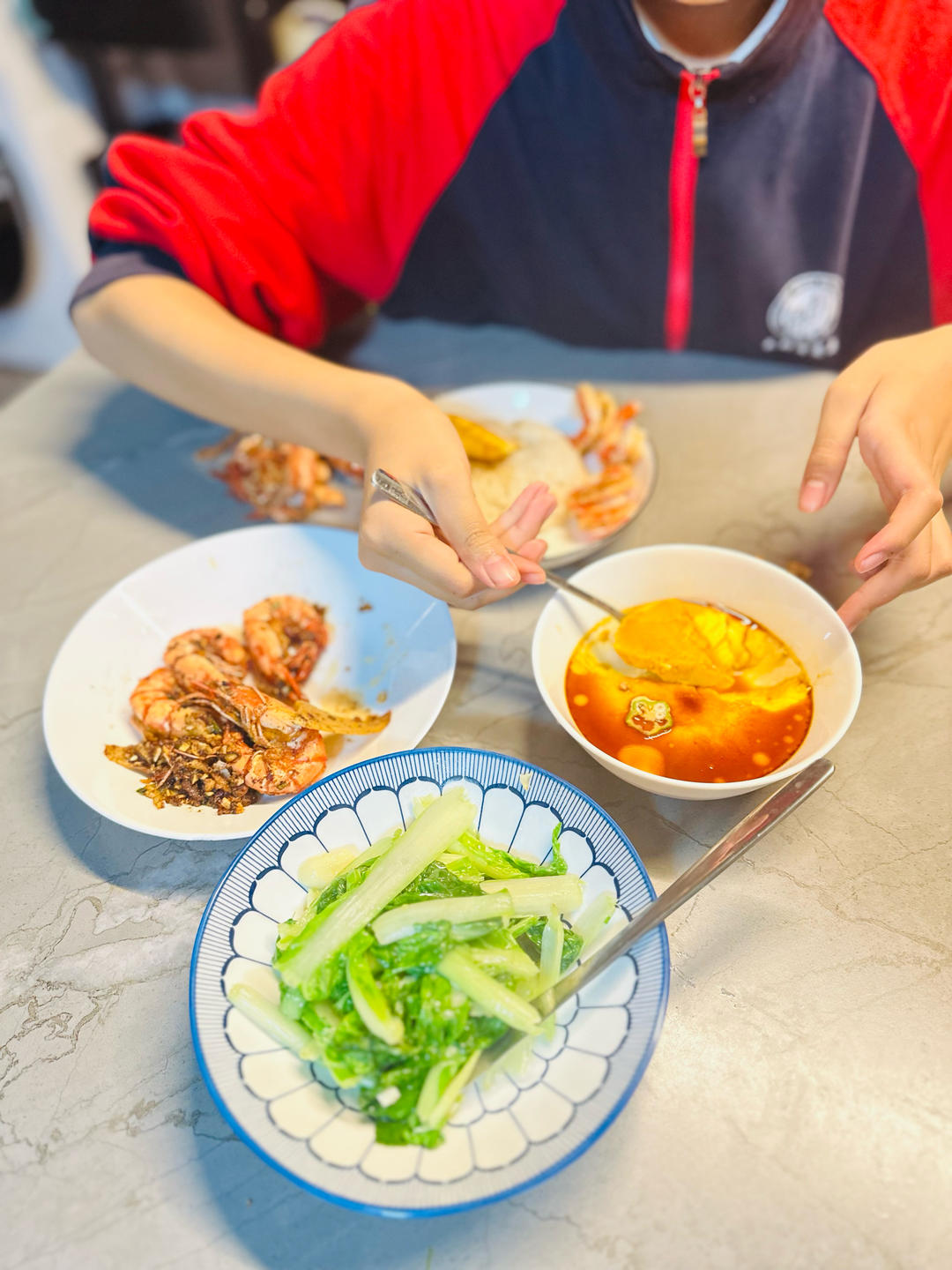 香煎黑虎虾