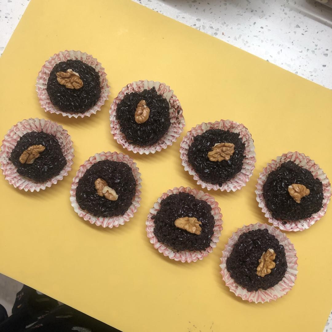 懒人版黑米糕（两种口味、简单快手）