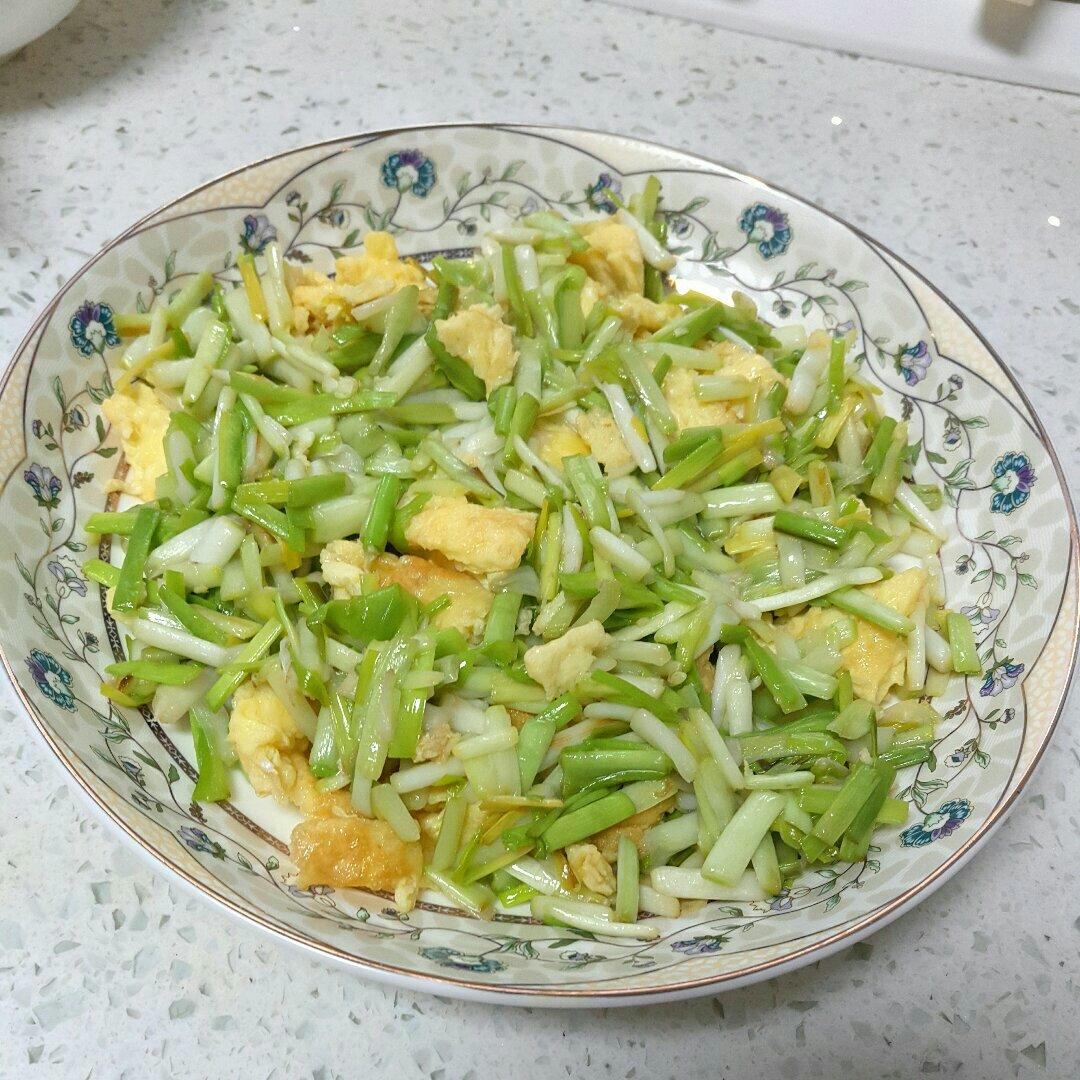 蒜黄炒蛋
