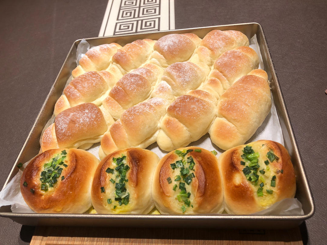 松软可爱，香葱泡泡包