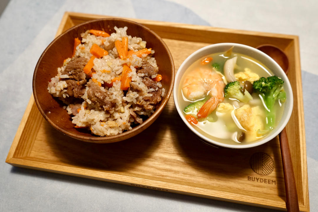 立冬的一餐｜烤箱版孜然羊肉串+羊肉手抓饭