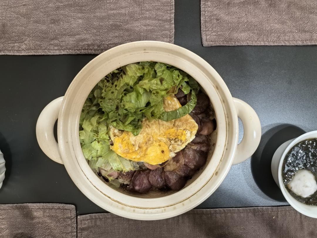 煲仔饭（不用一滴油完美结锅巴）