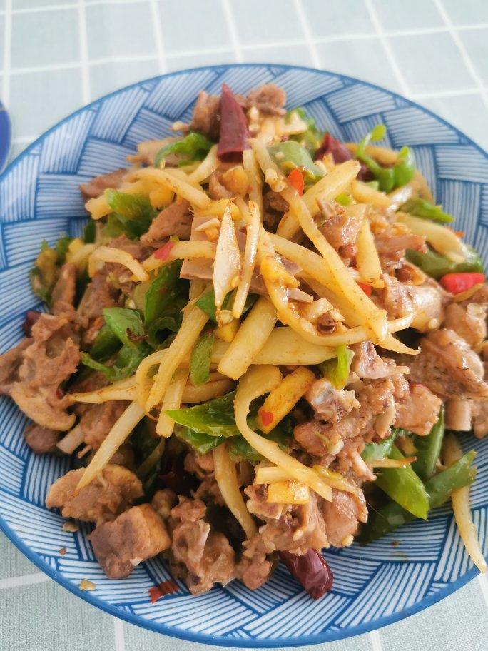 姜爆鸭子（子姜炒鸭子）