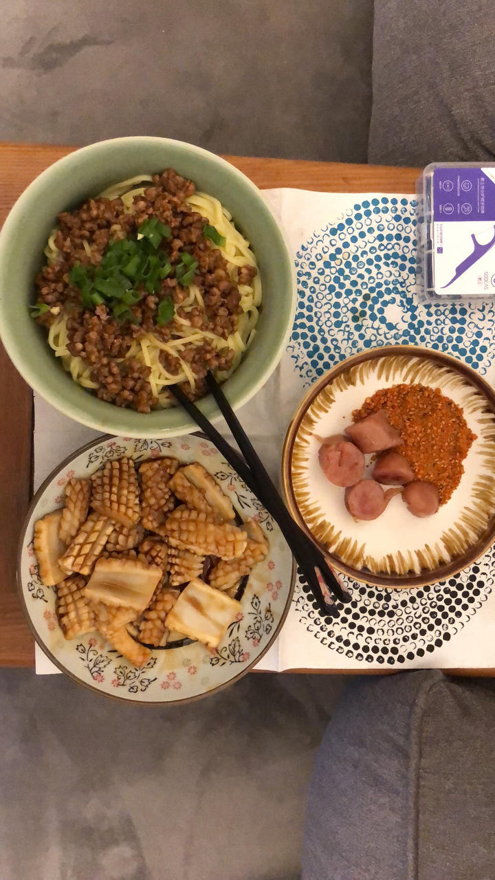 快手肉酱拌面🍜大口嗦面看这碗🔥好吃到飞起