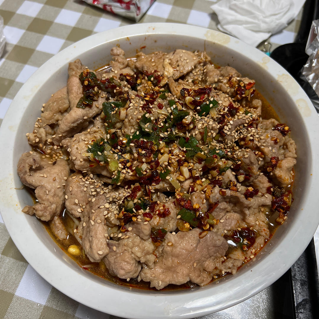 水煮肉片（肯定不翻车）