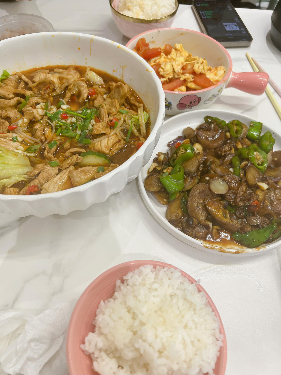 一次三碗饭的茄子