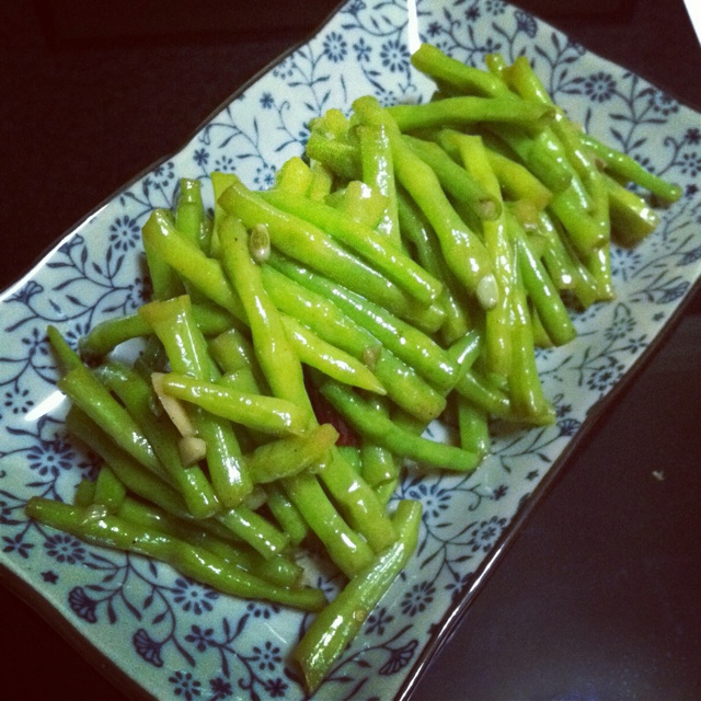 清炒豆角