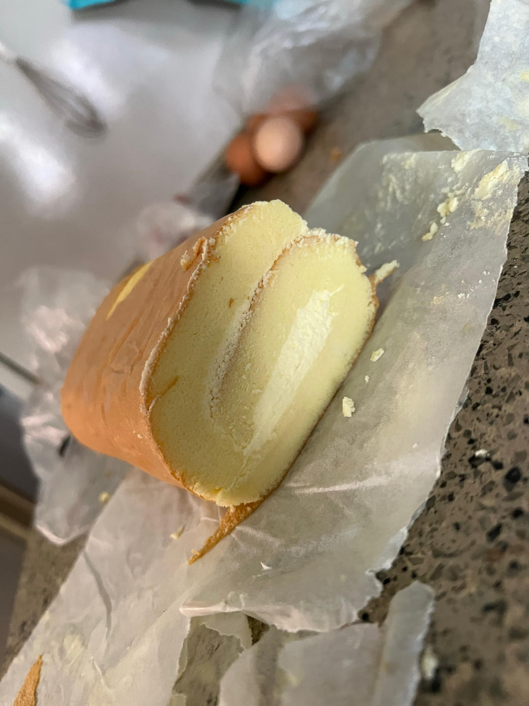 戚风蛋糕卷，小美混合版(适合新手)