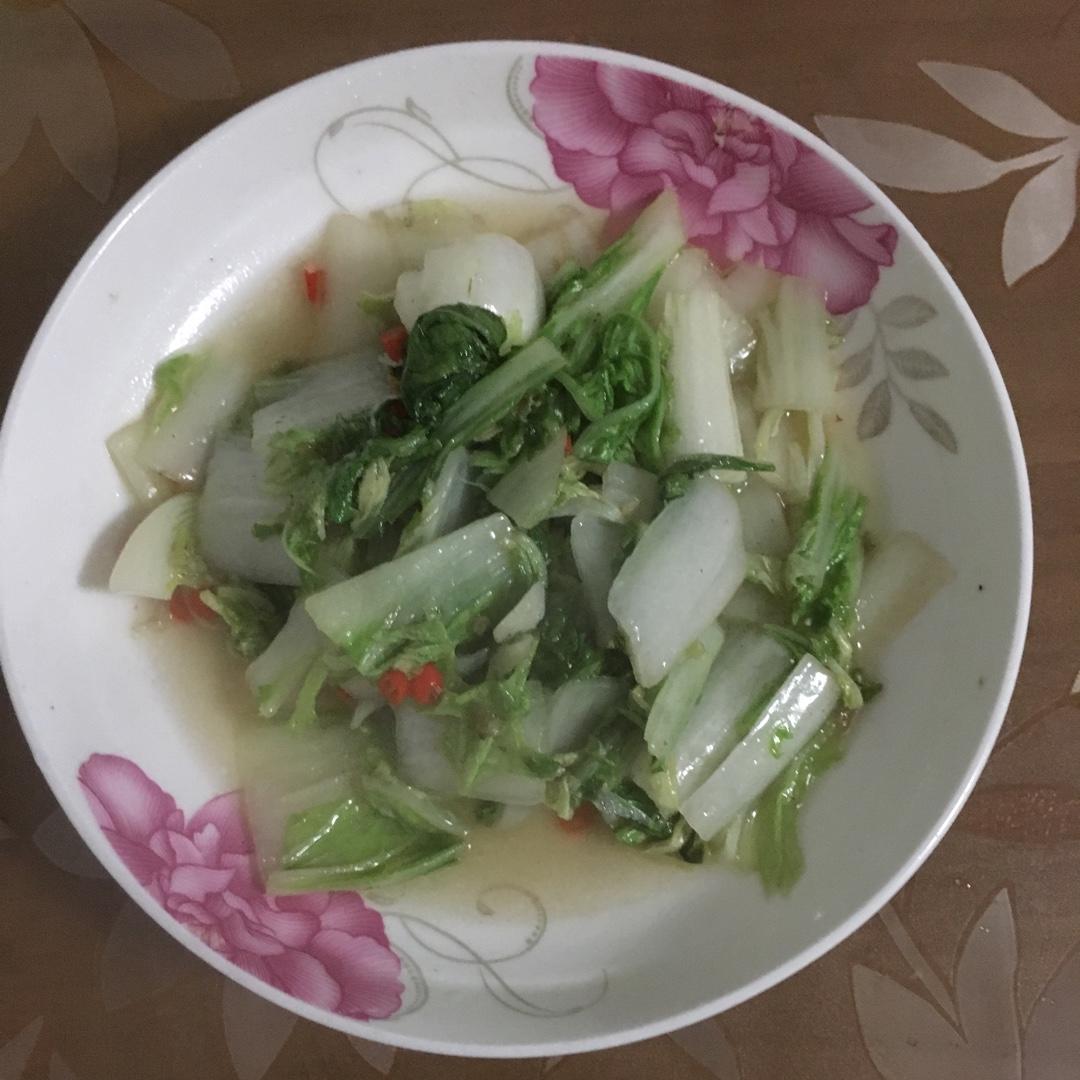 食物本身的味道—清炒白菜