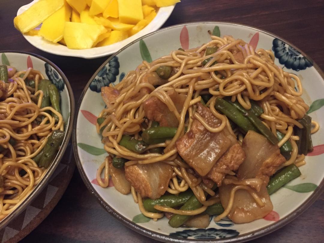 豆角焖面