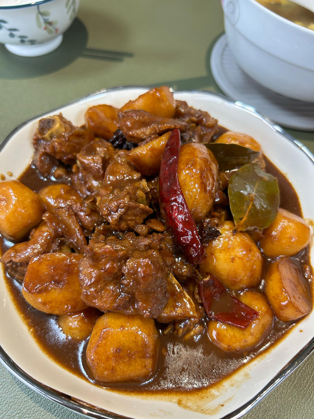 土豆炖排骨