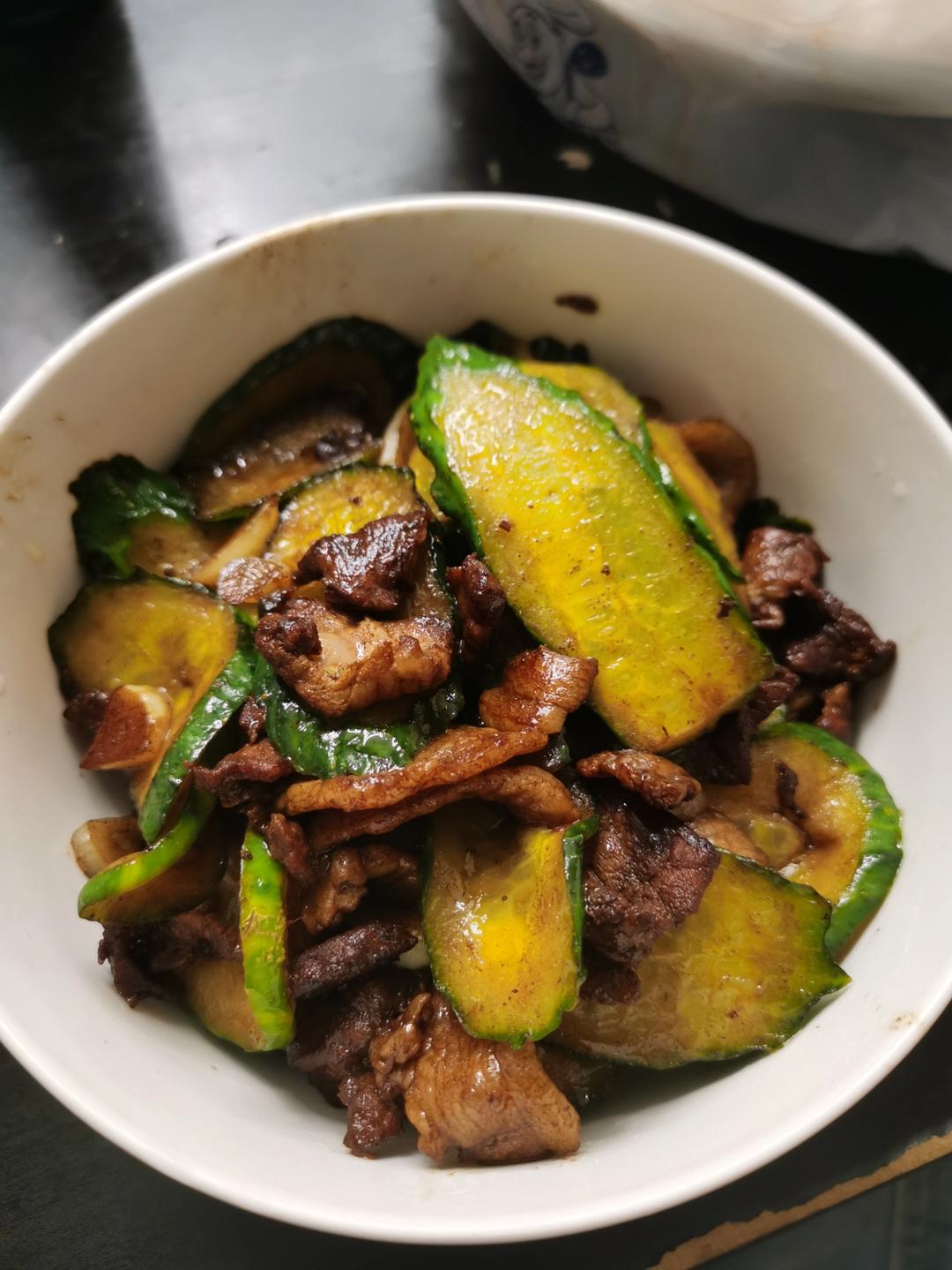 脆黄瓜炒肉